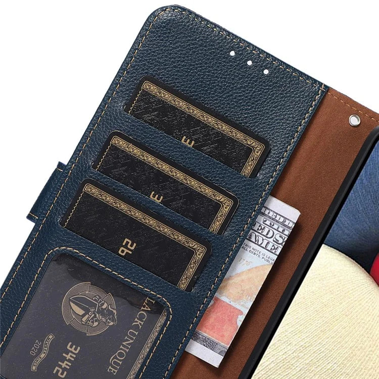 KHAZNEH For Samsung Galaxy A16 5G Case RFID Blocking Wallet PU Leather Phone Cover