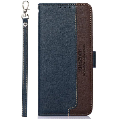KHAZNEH For Samsung Galaxy A16 5G Case RFID Blocking Wallet PU Leather Phone Cover