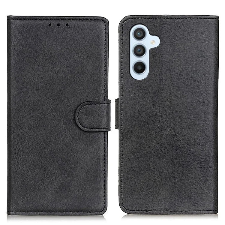 For Samsung Galaxy A16 5G Stand Wallet Case Cowhide Texture Leather Phone Cover