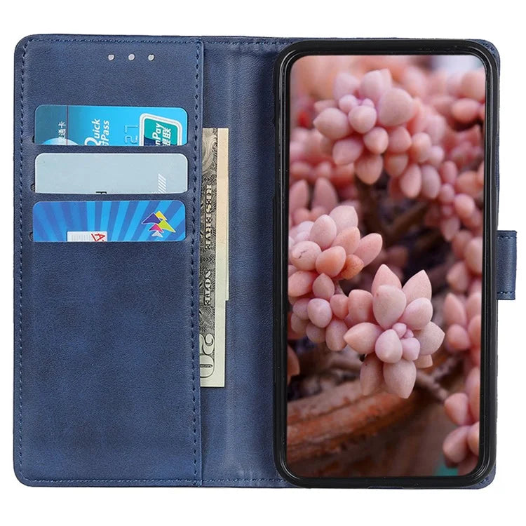 For Samsung Galaxy A16 5G Stand Wallet Case Cowhide Texture Leather Phone Cover