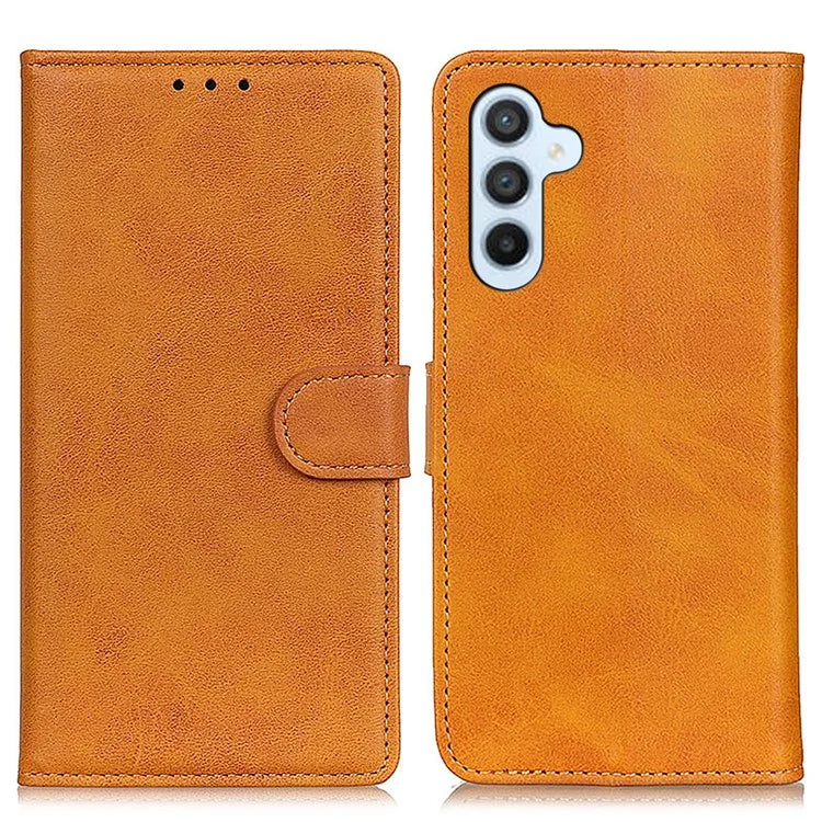For Samsung Galaxy A16 5G Stand Wallet Case Cowhide Texture Leather Phone Cover