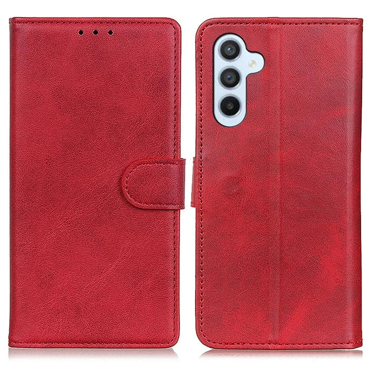 For Samsung Galaxy A16 5G Stand Wallet Case Cowhide Texture Leather Phone Cover
