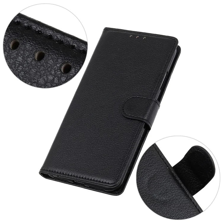 For Samsung Galaxy A16 5G Wallet Case PU Leather Phone Cover Litchi Texture