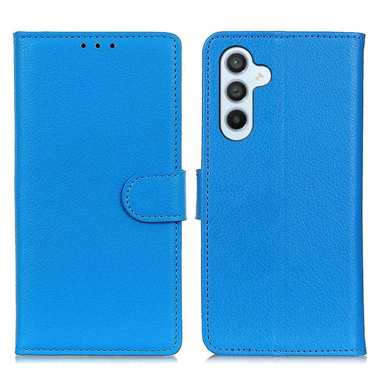 For Samsung Galaxy A16 5G Wallet Case PU Leather Phone Cover Litchi Texture
