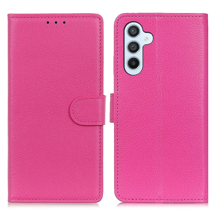 For Samsung Galaxy A16 5G Wallet Case PU Leather Phone Cover Litchi Texture