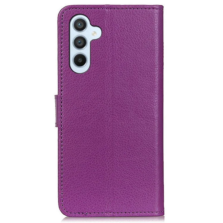 For Samsung Galaxy A16 5G Wallet Case PU Leather Phone Cover Litchi Texture