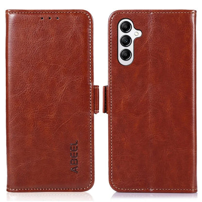 ABEEL For Samsung Galaxy A16 5G Case PU Leather Crazy Horse Texture Wallet Phone Cover