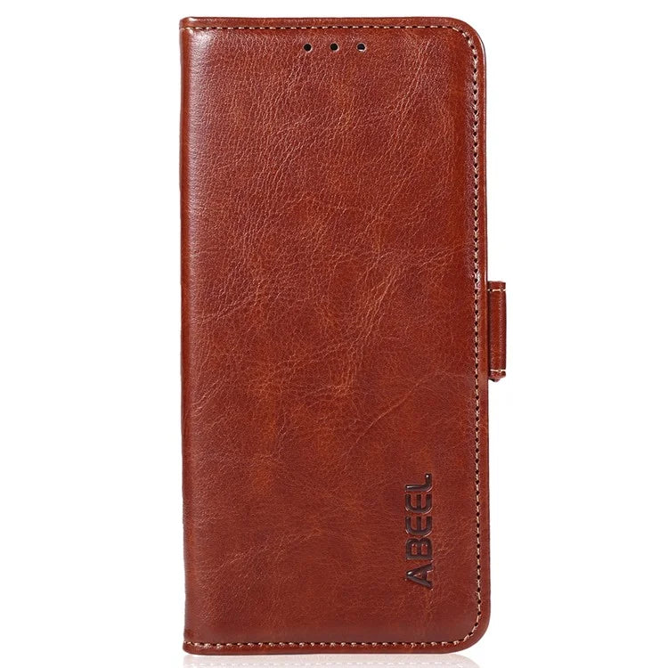 ABEEL For Samsung Galaxy A16 5G Case PU Leather Crazy Horse Texture Wallet Phone Cover