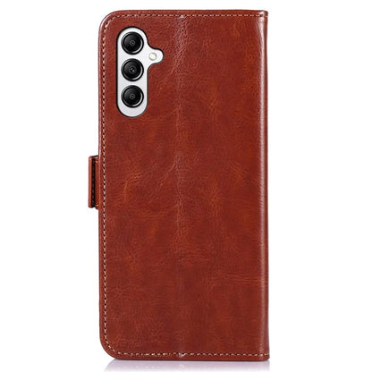 ABEEL For Samsung Galaxy A16 5G Case PU Leather Crazy Horse Texture Wallet Phone Cover