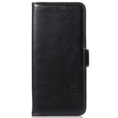 ABEEL For Samsung Galaxy A16 5G Case PU Leather Crazy Horse Texture Wallet Phone Cover