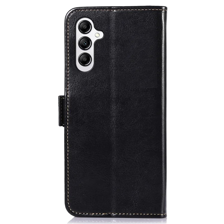 ABEEL For Samsung Galaxy A16 5G Case PU Leather Crazy Horse Texture Wallet Phone Cover