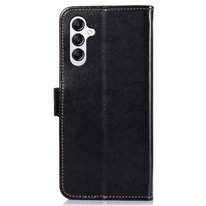ABEEL For Samsung Galaxy A16 5G Case PU Leather Crazy Horse Texture Wallet Phone Cover