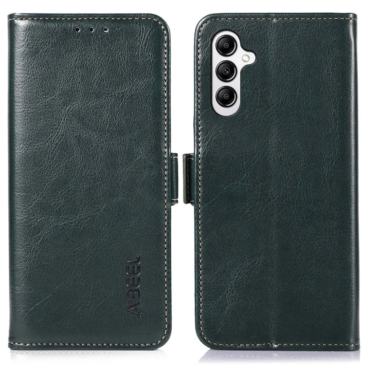 ABEEL For Samsung Galaxy A16 5G Case PU Leather Crazy Horse Texture Wallet Phone Cover