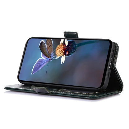 ABEEL For Samsung Galaxy A16 5G Case PU Leather Crazy Horse Texture Wallet Phone Cover