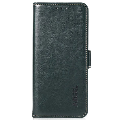 ABEEL For Samsung Galaxy A16 5G Case PU Leather Crazy Horse Texture Wallet Phone Cover
