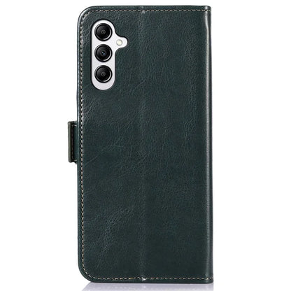 ABEEL For Samsung Galaxy A16 5G Case PU Leather Crazy Horse Texture Wallet Phone Cover
