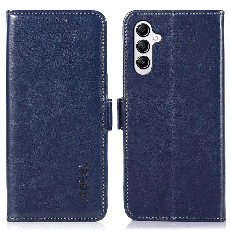 ABEEL For Samsung Galaxy A16 5G Case PU Leather Crazy Horse Texture Wallet Phone Cover