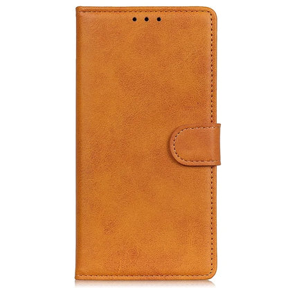 For Samsung Galaxy A06 Stand Wallet Case Cowhide Texture Leather Phone Cover