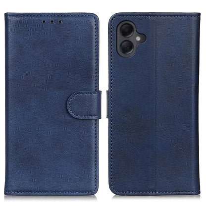 For Samsung Galaxy A06 Stand Wallet Case Cowhide Texture Leather Phone Cover