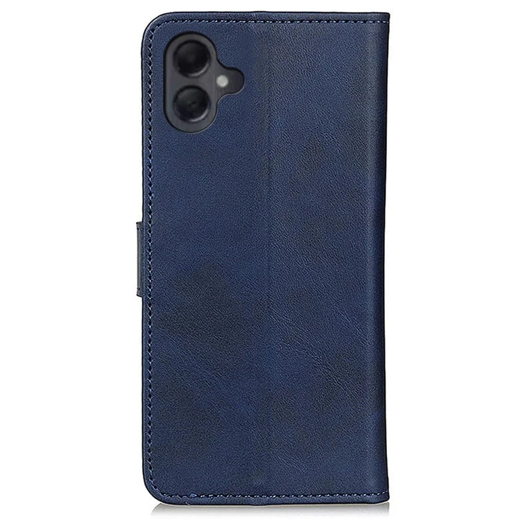 For Samsung Galaxy A06 Stand Wallet Case Cowhide Texture Leather Phone Cover