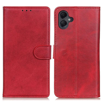 For Samsung Galaxy A06 Stand Wallet Case Cowhide Texture Leather Phone Cover
