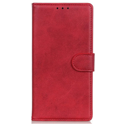 For Samsung Galaxy A06 Stand Wallet Case Cowhide Texture Leather Phone Cover