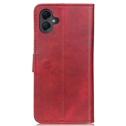 For Samsung Galaxy A06 Stand Wallet Case Cowhide Texture Leather Phone Cover