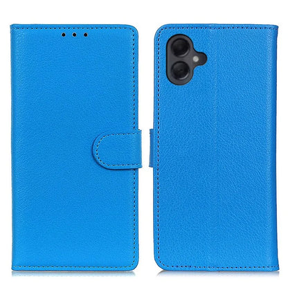 For Samsung Galaxy A06 Wallet Case PU Leather Phone Cover Litchi Texture