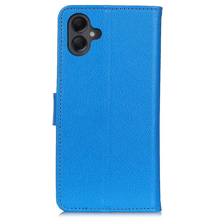 For Samsung Galaxy A06 Wallet Case PU Leather Phone Cover Litchi Texture