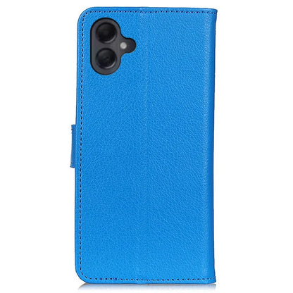 For Samsung Galaxy A06 Wallet Case PU Leather Phone Cover Litchi Texture