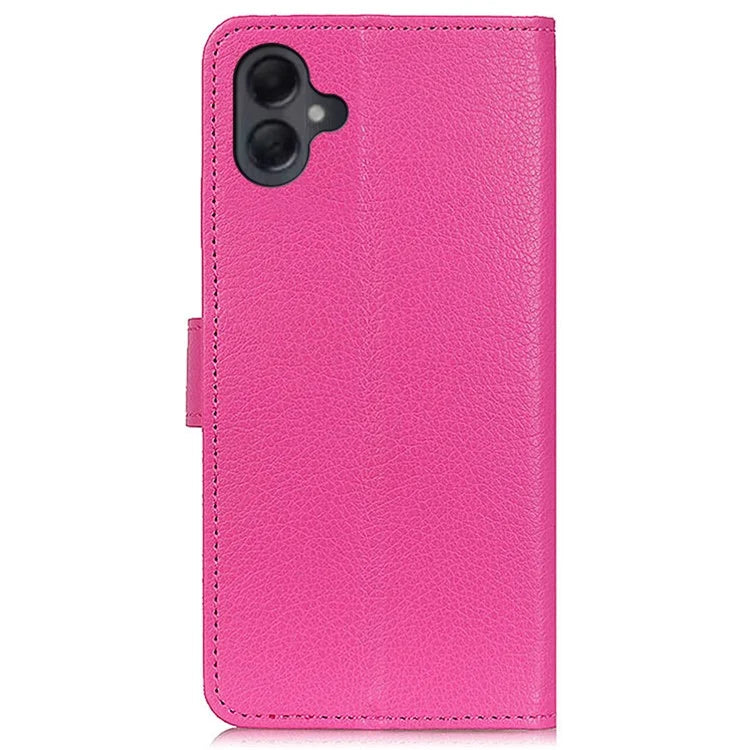 For Samsung Galaxy A06 Wallet Case PU Leather Phone Cover Litchi Texture