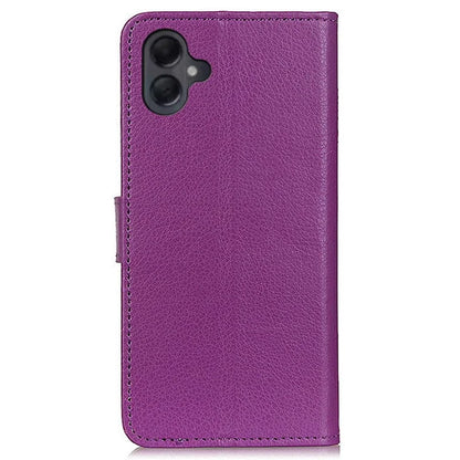 For Samsung Galaxy A06 Wallet Case PU Leather Phone Cover Litchi Texture