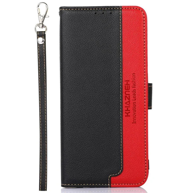 KHAZNEH For Samsung Galaxy A06 Case RFID Blocking Wallet PU Leather Phone Cover