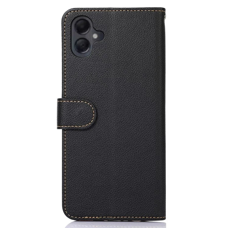 KHAZNEH For Samsung Galaxy A06 Case RFID Blocking Wallet PU Leather Phone Cover