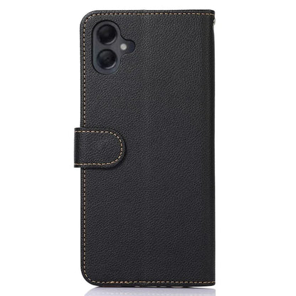 KHAZNEH For Samsung Galaxy A06 Case RFID Blocking Wallet PU Leather Phone Cover
