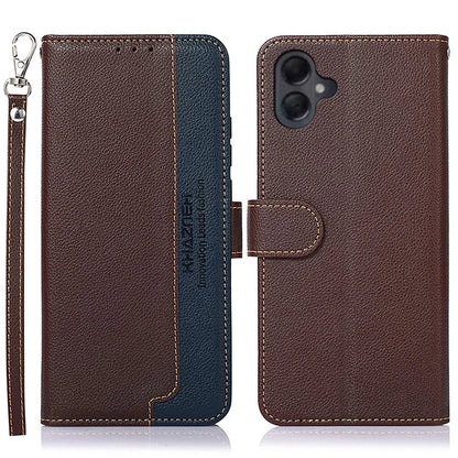 KHAZNEH For Samsung Galaxy A06 Case RFID Blocking Wallet PU Leather Phone Cover