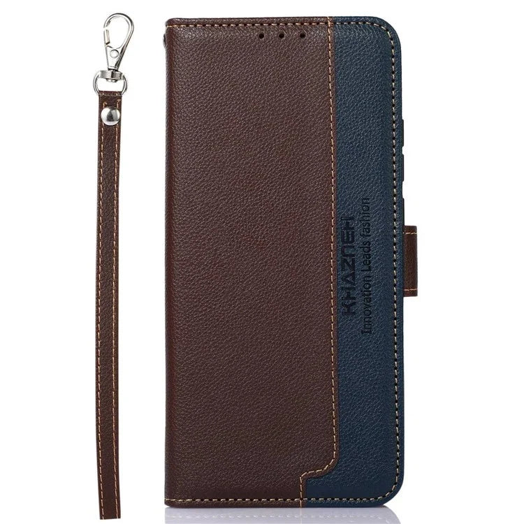 KHAZNEH For Samsung Galaxy A06 Case RFID Blocking Wallet PU Leather Phone Cover