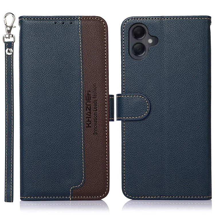 KHAZNEH For Samsung Galaxy A06 Case RFID Blocking Wallet PU Leather Phone Cover