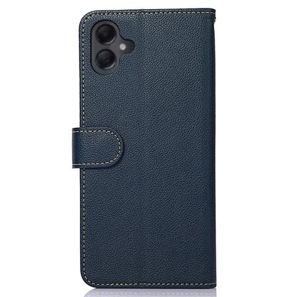 KHAZNEH For Samsung Galaxy A06 Case RFID Blocking Wallet PU Leather Phone Cover