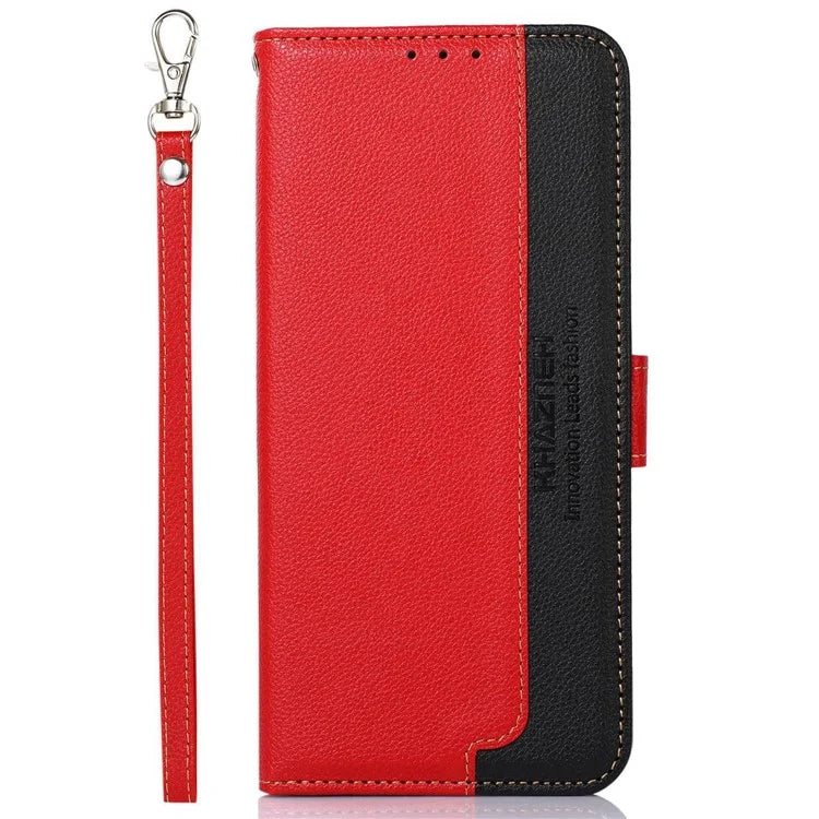 KHAZNEH For Samsung Galaxy A06 Case RFID Blocking Wallet PU Leather Phone Cover