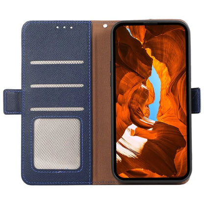 ABEEL For Samsung Galaxy A06 Case Litchi Texture Leather RFID Blocking Phone Cover