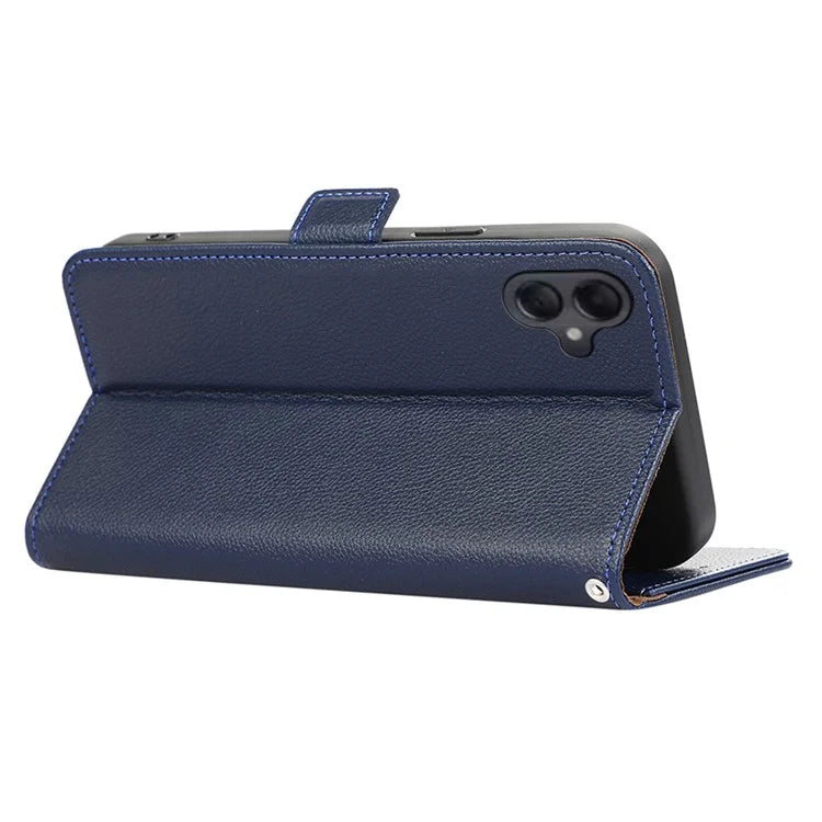 ABEEL For Samsung Galaxy A06 Case Litchi Texture Leather RFID Blocking Phone Cover