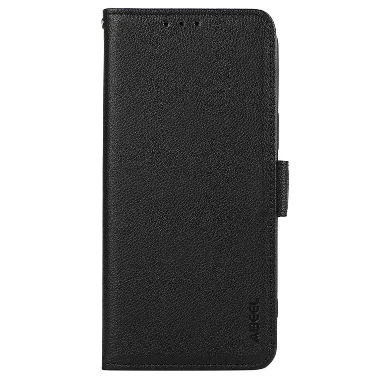 ABEEL For Samsung Galaxy A06 Case Litchi Texture Leather RFID Blocking Phone Cover