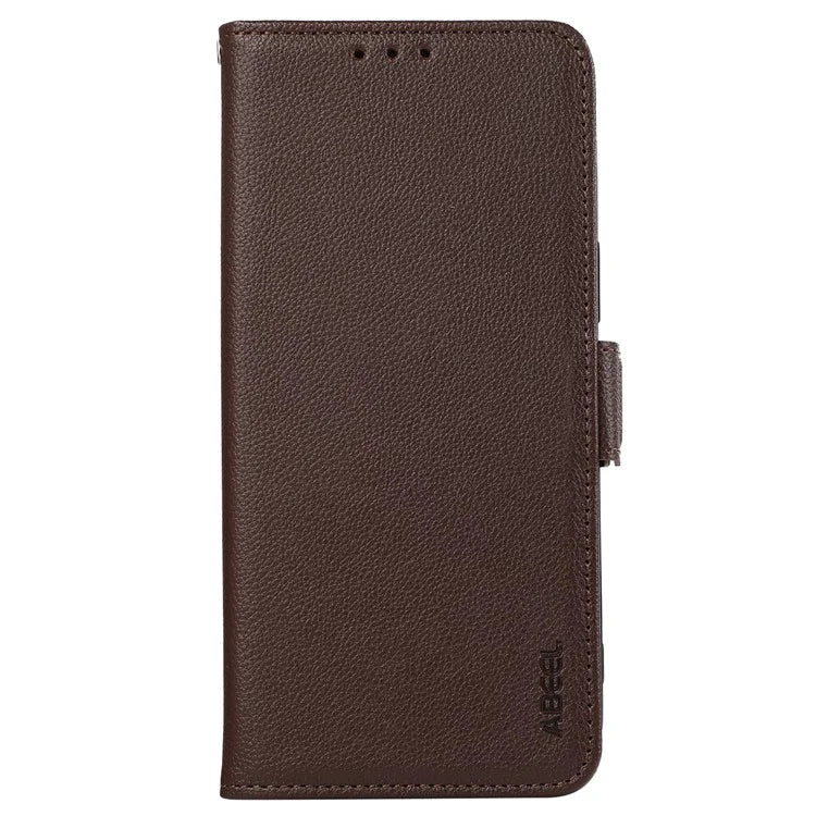ABEEL For Samsung Galaxy A06 Case Litchi Texture Leather RFID Blocking Phone Cover