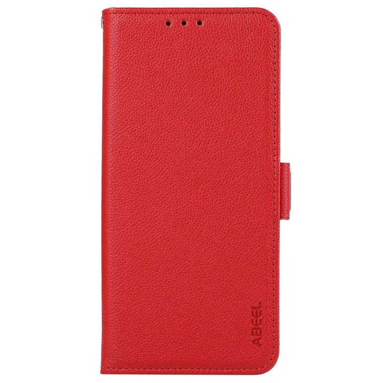 ABEEL For Samsung Galaxy A06 Case Litchi Texture Leather RFID Blocking Phone Cover