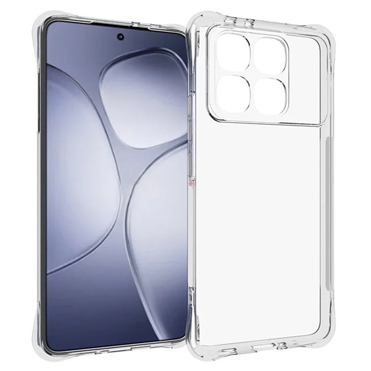 For Xiaomi Redmi K70 Ultra TPU Phone Case Non-Slip Transparent Mobile Phone Cover