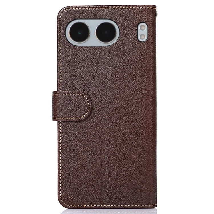KHAZNEH For OnePlus Nord 4 Case RFID Blocking Wallet PU Leather Phone Cover