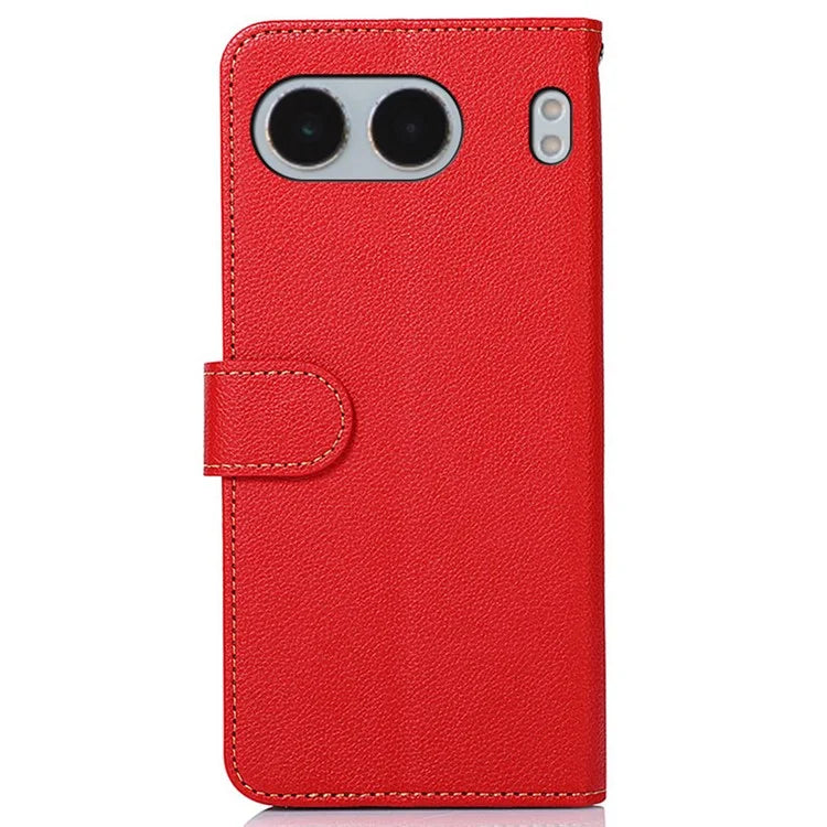 KHAZNEH For OnePlus Nord 4 Case RFID Blocking Wallet PU Leather Phone Cover