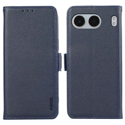 ABEEL For OnePlus Nord 4 Case Litchi Texture Leather RFID Blocking Phone Cover