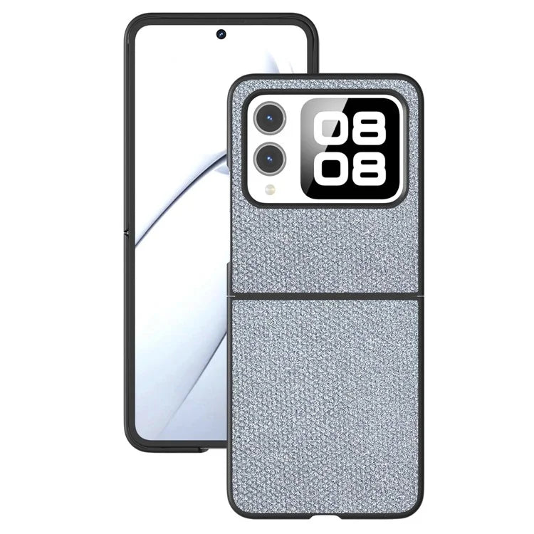 For Huawei nova Flip 5G Case Rhinestone Texture Leather+PC Phone Cover